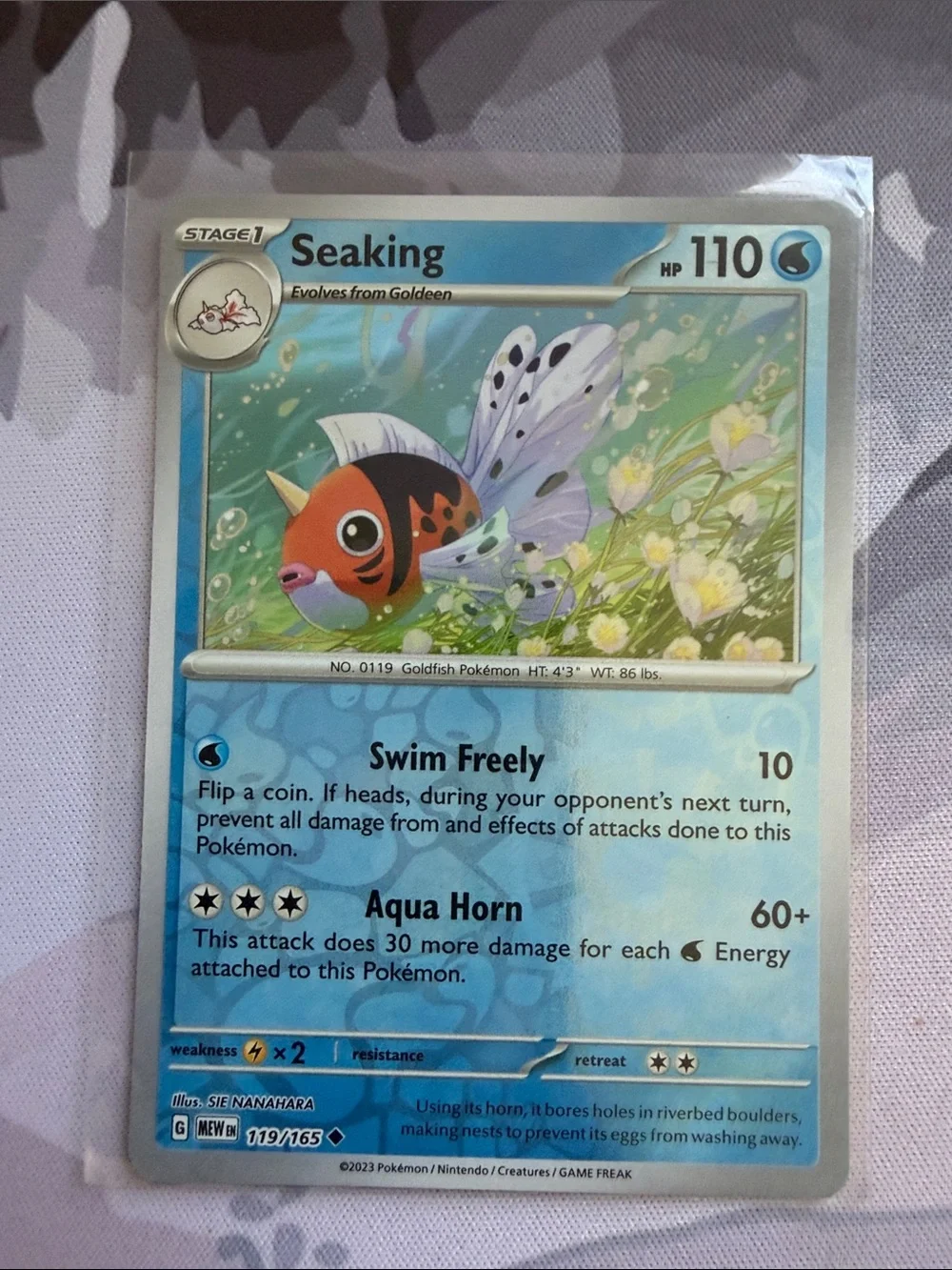 Goldeen & Seaking Evolution Lot | Holo Reverse Holo Pokémon Cards ✨5/$25✨
